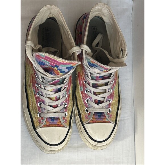 Mara Hoffman x Chuck Taylor Converse All Star Hi 70 Men's 7 Woman's 9 Multicolor - Picture 3 of 7